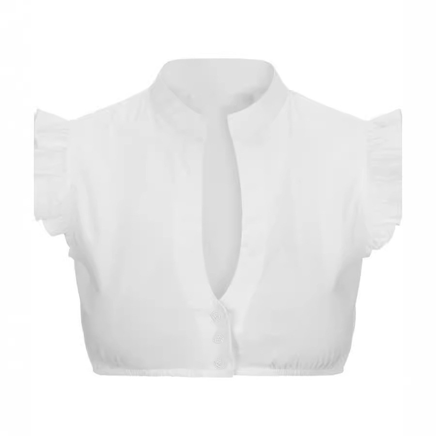 Embroidery Online - Women Crop Top Shirts 2025 New