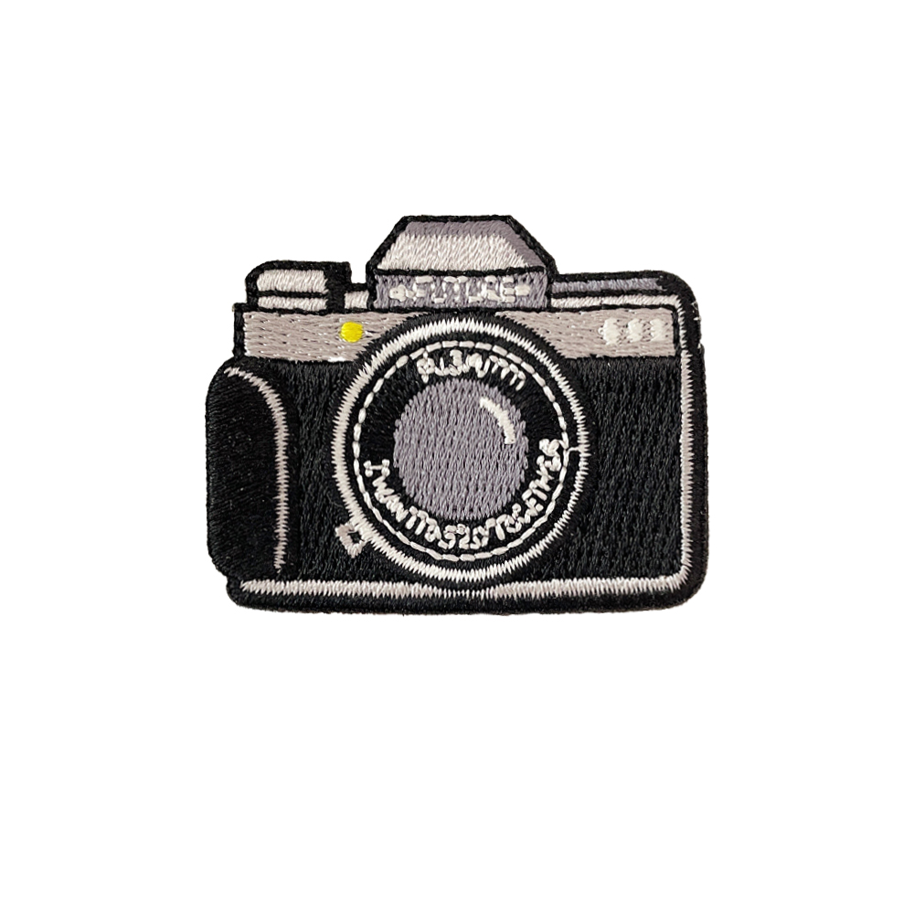 Embroidery Fonts - 1 Màu Đen Camera Thêu Sửa