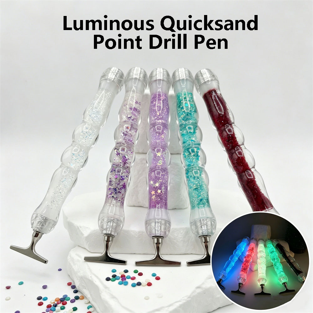 Embroidery Tools - New Luminous Transparent Quicksand Diamond Painting