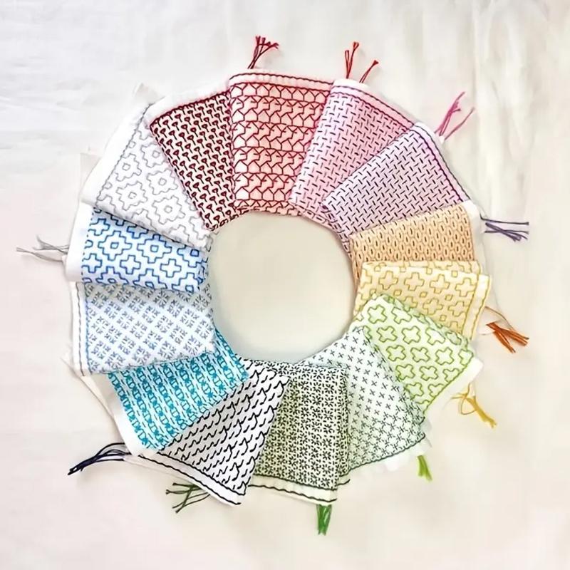 Embroidery Tools - 9/32Pcs Thread And Needles Denim Fabric