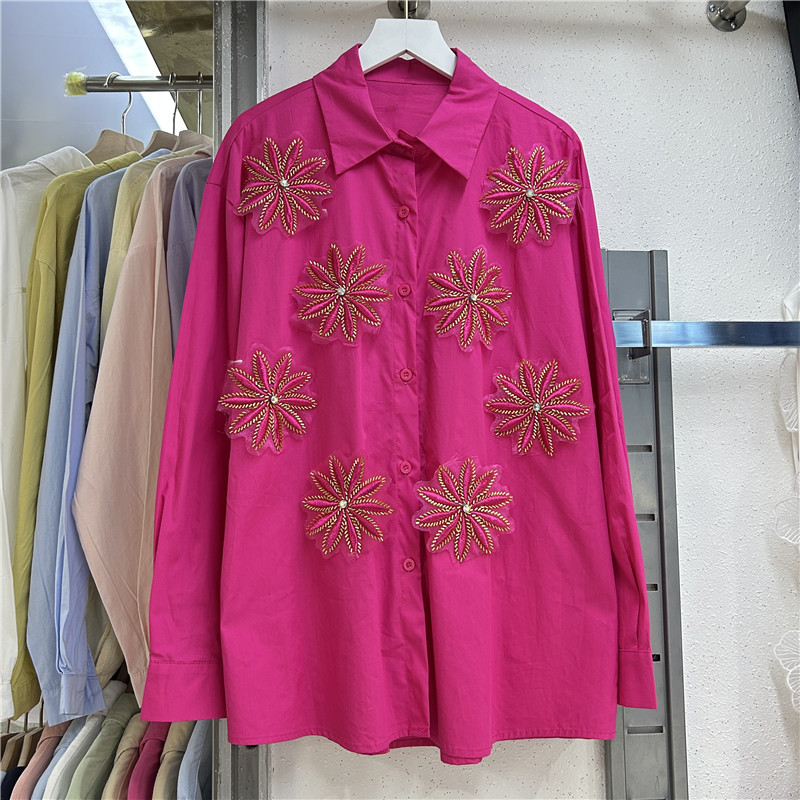 Blouses Women Shirt Vintage Tu - đánh giá và giá Embroidery Online