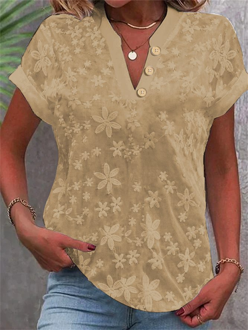 Summer Women White Floral Embr - đánh giá và giá Embroidery Uniform