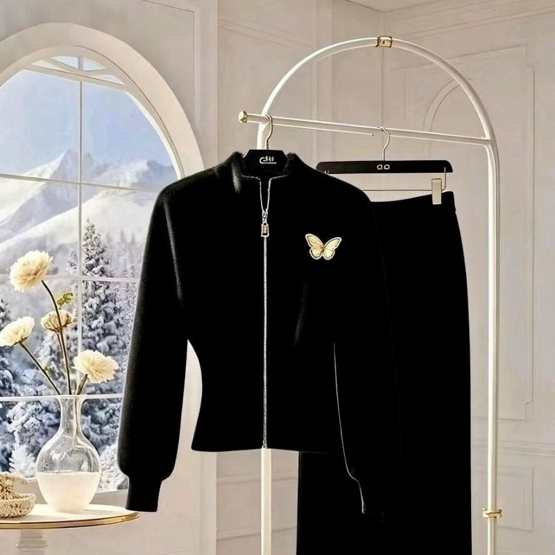 New Luxury High End Woolen Kni - đánh giá và giá Embroidery Uniform