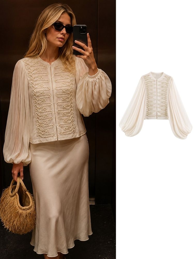 HH Women Spring Summer Chiffon - đánh giá và giá Embroidery Uniform