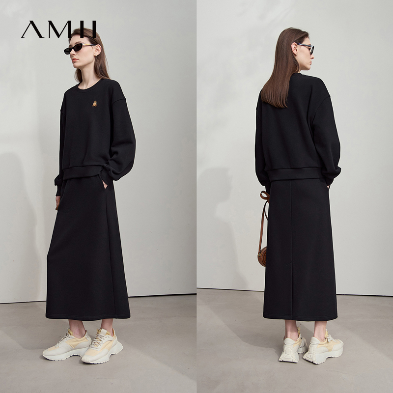 AMII Minimalist Woman Sets Two - đánh giá và giá Embroidery Skirt