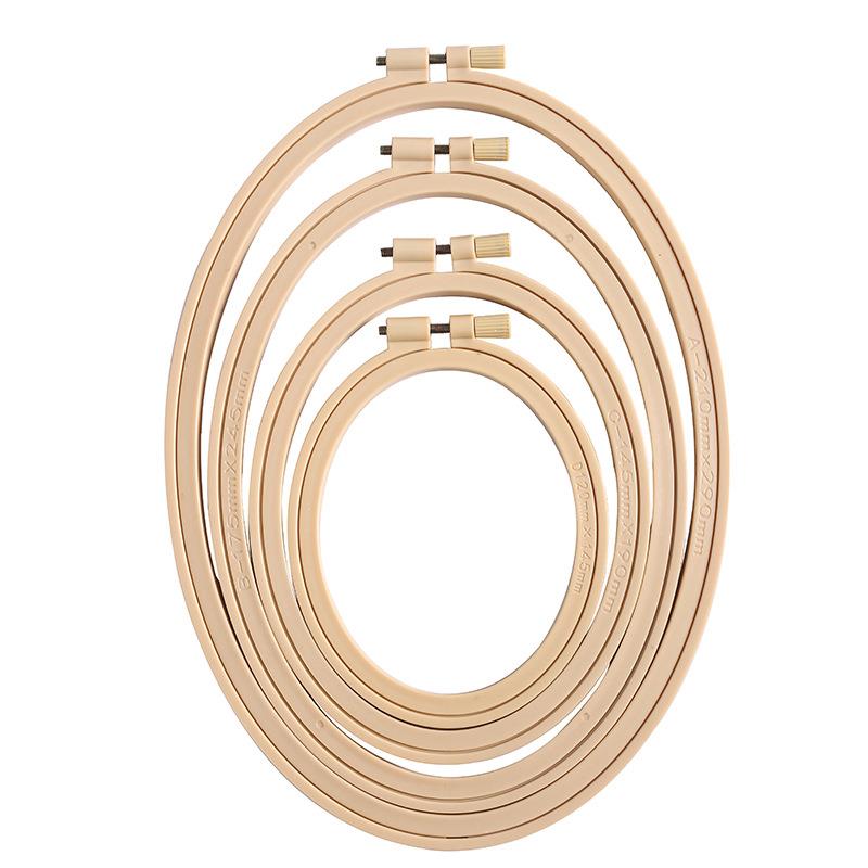 Imitation Bamboo Plastic Oval  - đánh giá và giá Embroidery Hoop Plastic