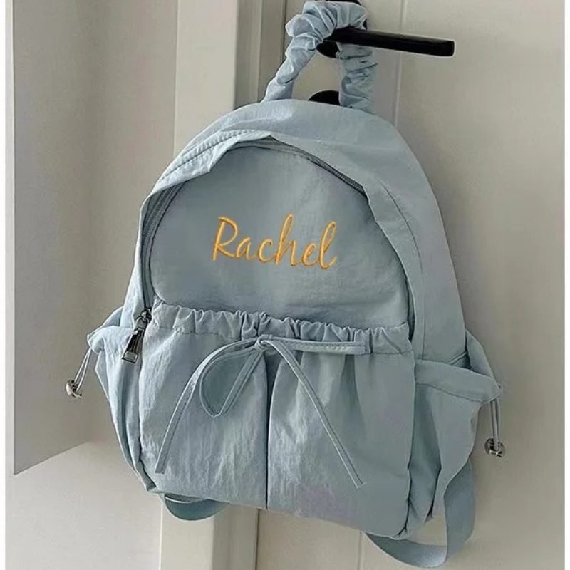 Drawstring Backpack Personaliz - đánh giá và giá Embroidery Name Designs