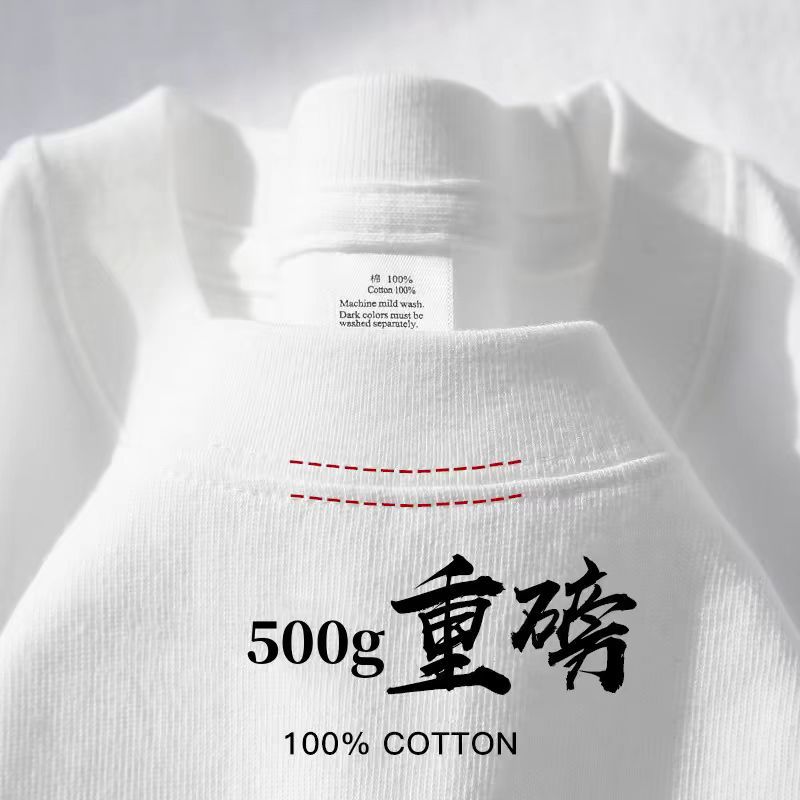 500GSM Heavyweight Cotton Over - đánh giá và giá Embroidery Cotton Shirt