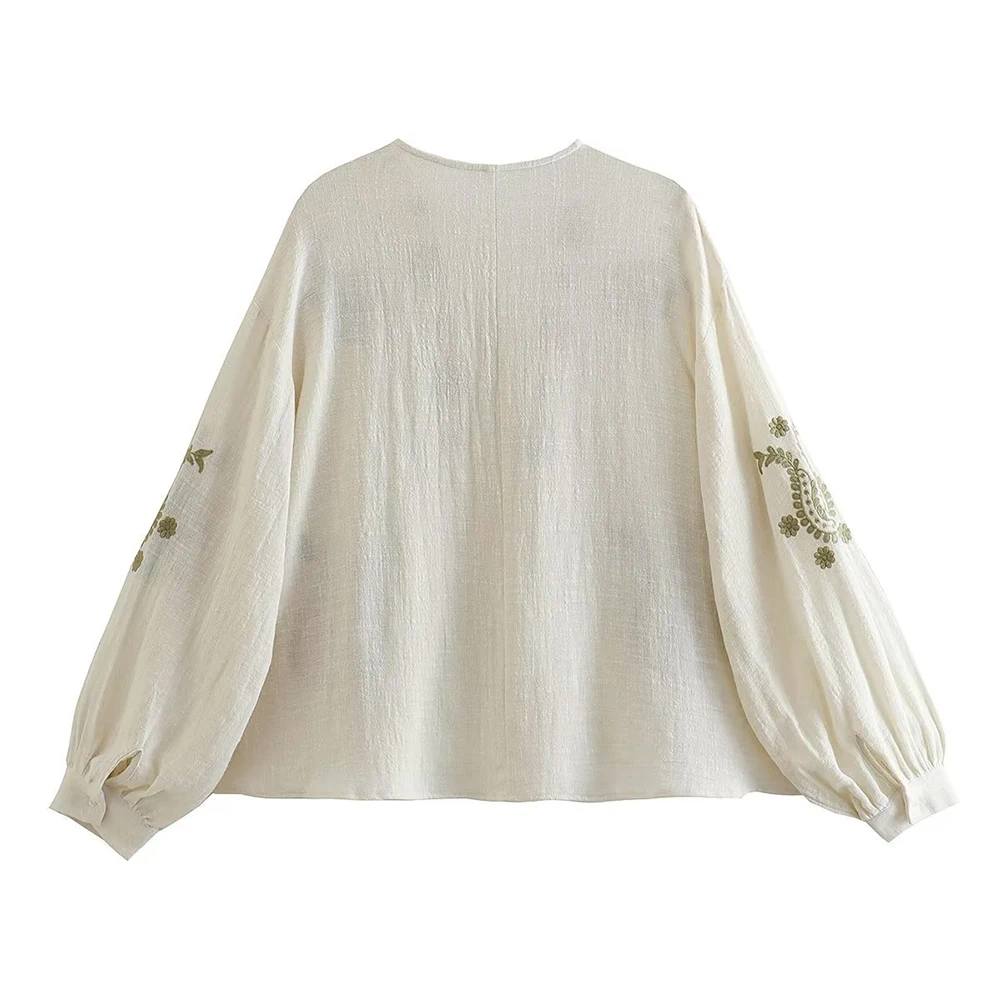 Womens New Loose Cotton Embroi - đánh giá và giá Embroidery Uniform