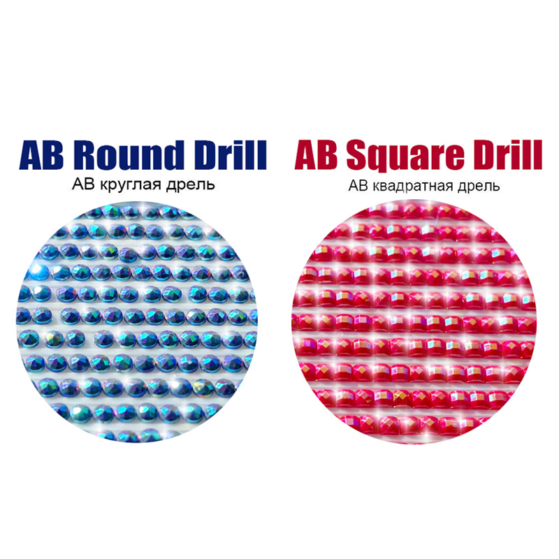HOMFUN AB Full Diamond Embroid - đánh giá và giá Embroidery Roll Pattern