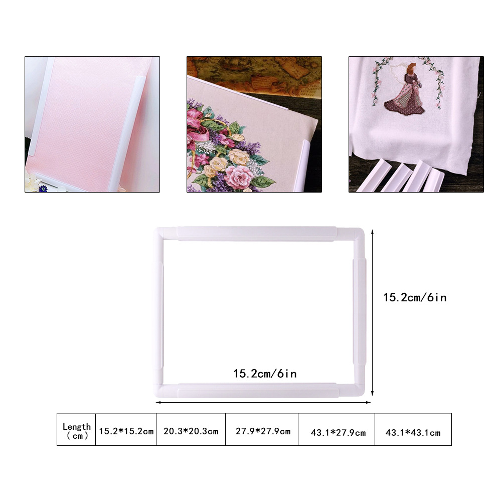 Square Shape Embroidery Frame  - đánh giá và giá Embroidery Hoop Plastic