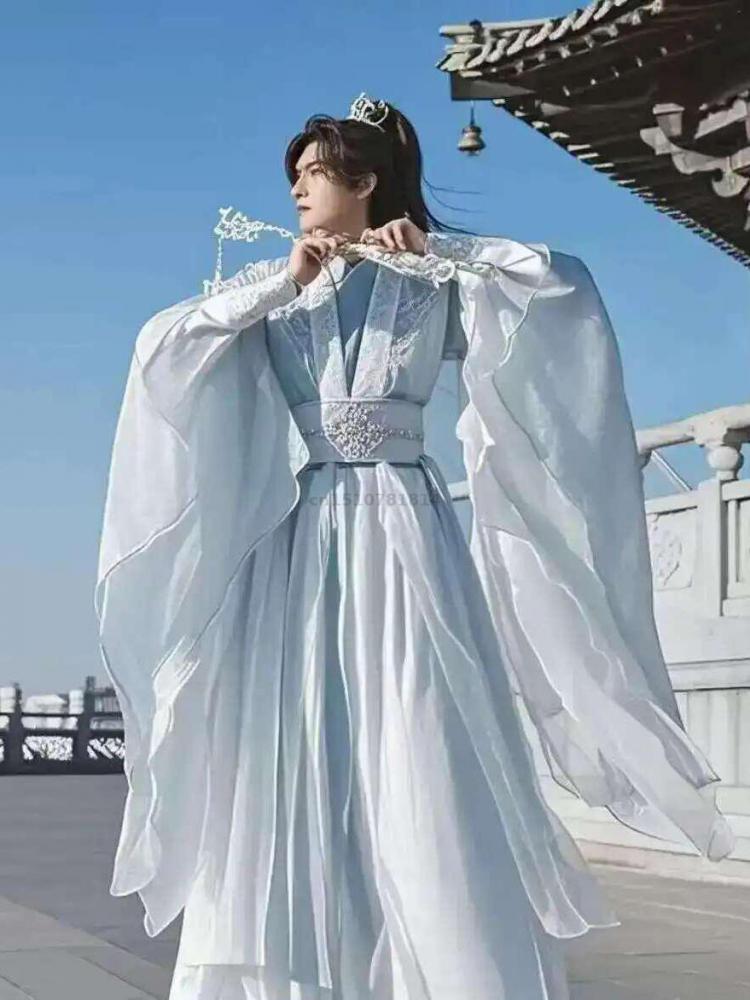 Traditional Chinese Hanfu Men  - đánh giá và giá Embroidery Skirt