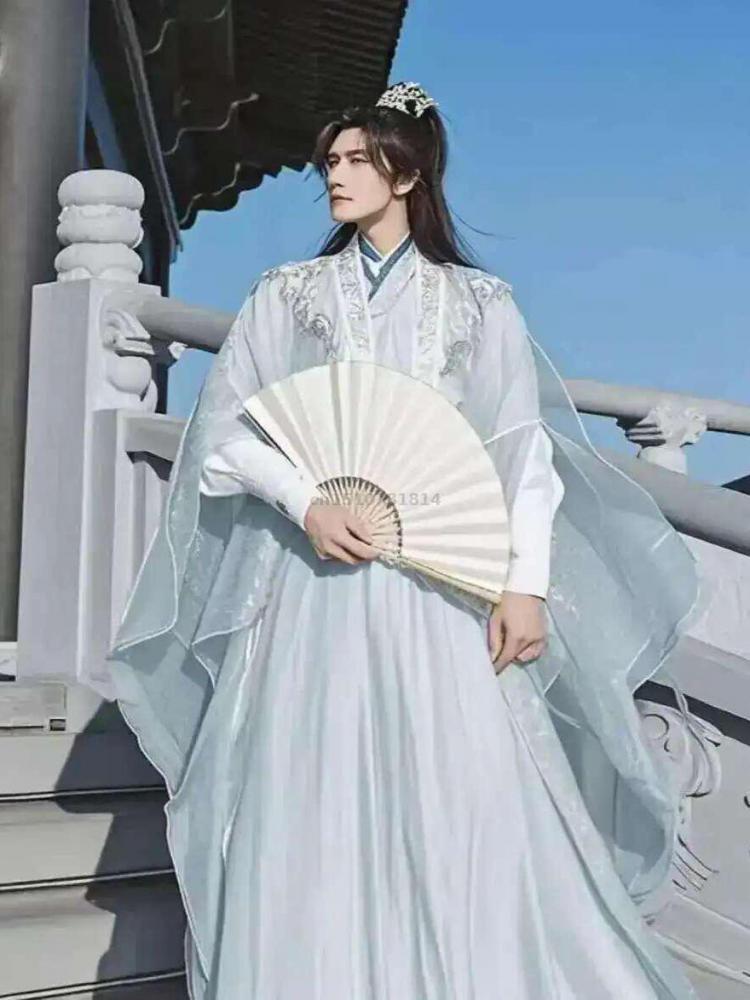 Traditional Chinese Hanfu Men  - đánh giá và giá Embroidery Skirt
