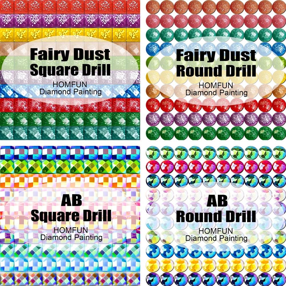 HOMFUN Fairy Dust AB Full Diam - đánh giá và giá Embroidery Roll Pattern