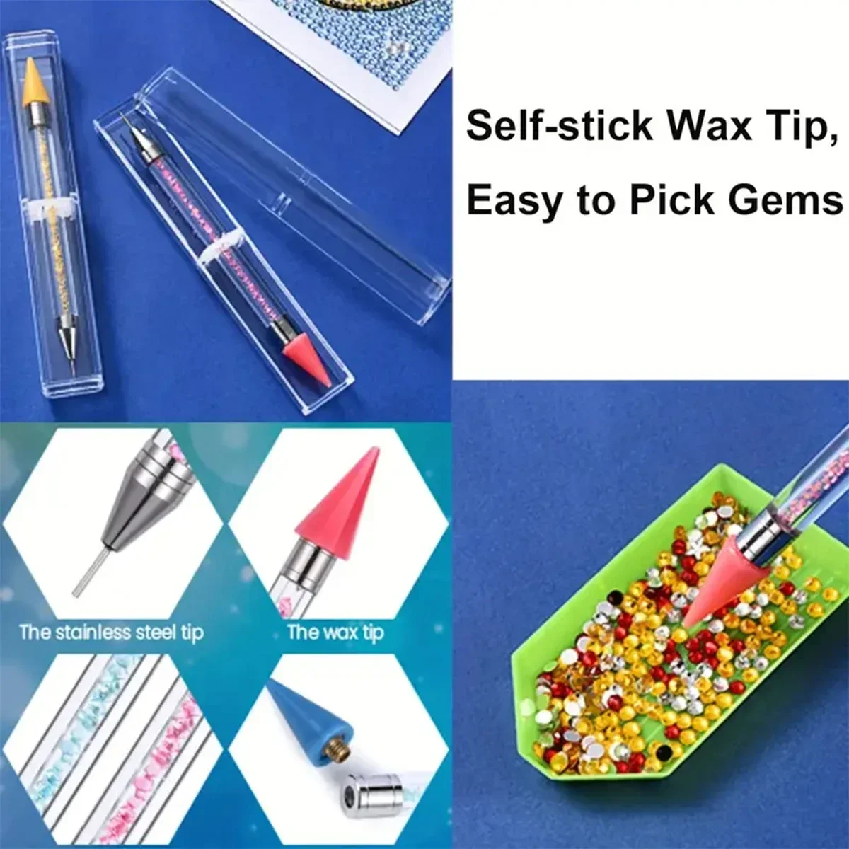 Waxless Diamond Painting Tool, - đánh giá và giá Embroidery Tools