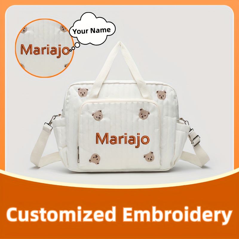 1PC Bear & tulip Pattern Trave - đánh giá và giá Embroidery Fonts