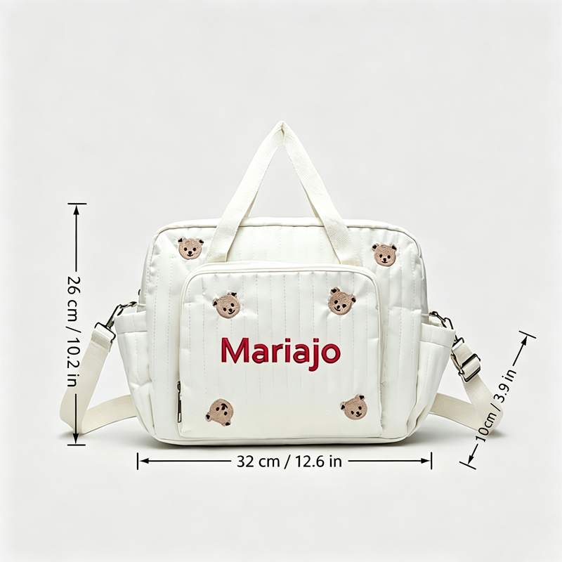 1PC Bear & tulip Pattern Trave - đánh giá và giá Embroidery Fonts