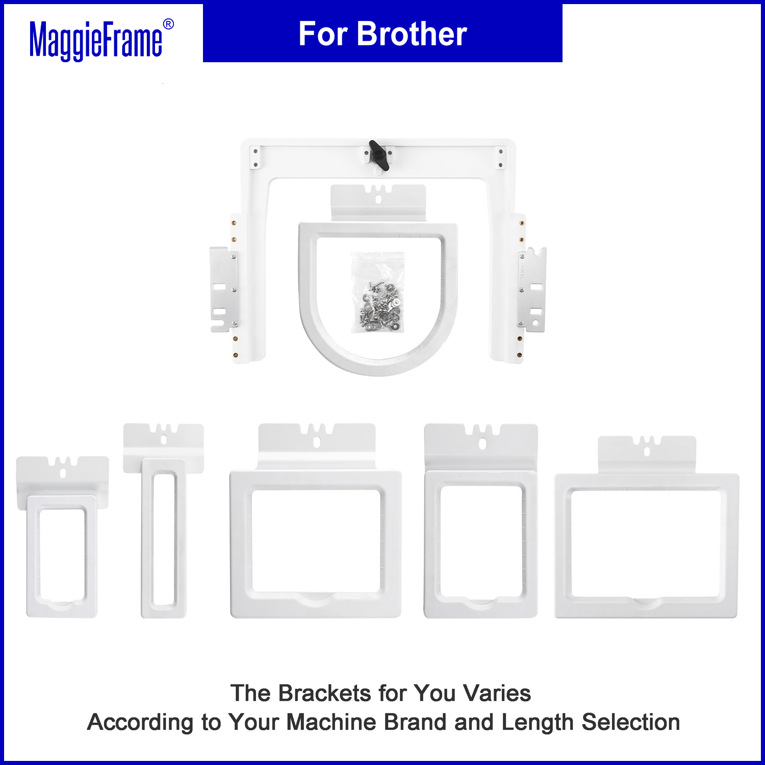 6in1 Fast Frame Kit Magnetic H - đánh giá và giá Embroidery Hoop Plastic
