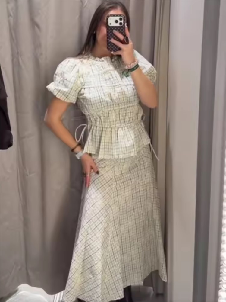 Women High Waist Skirt Set New - đánh giá và giá Embroidery Skirt