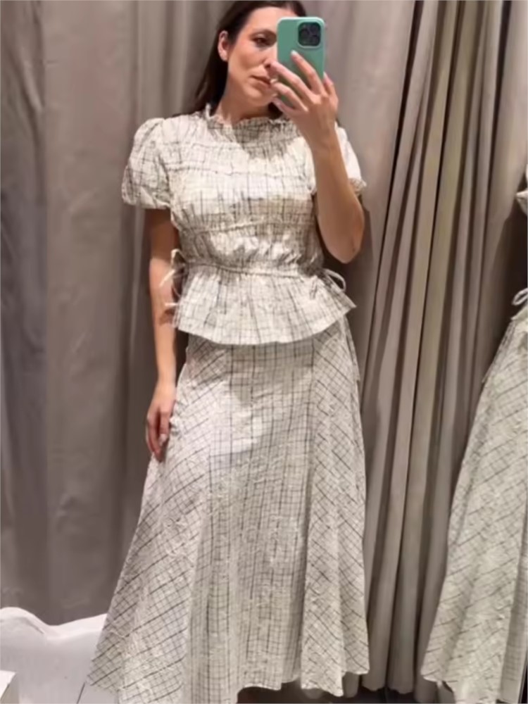Women High Waist Skirt Set New - đánh giá và giá Embroidery Skirt