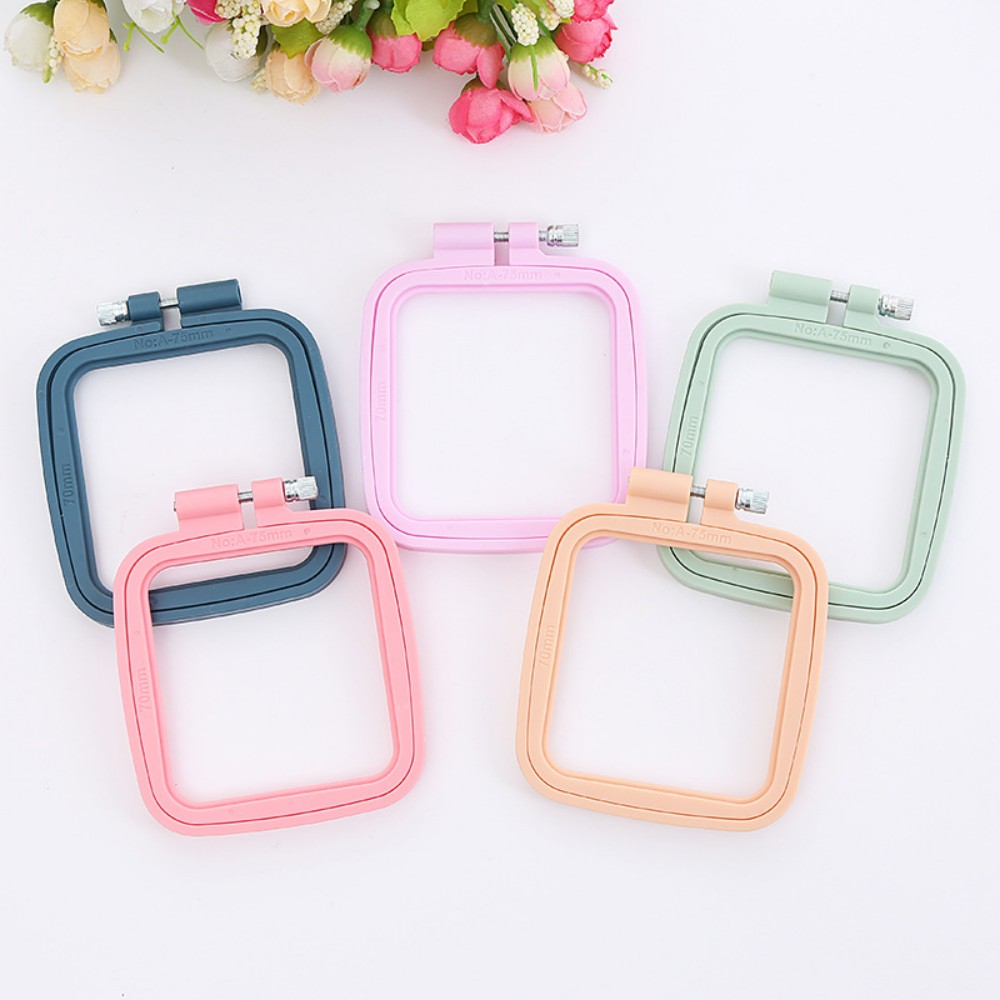 Oval/Square Plastic Embroidery - đánh giá và giá Embroidery Hoop Plastic
