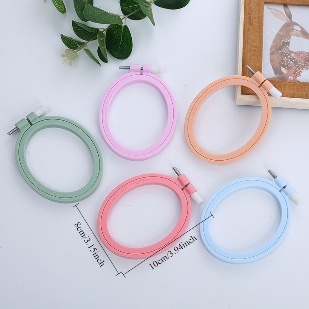 Oval/Square Plastic Embroidery - đánh giá và giá Embroidery Hoop Plastic