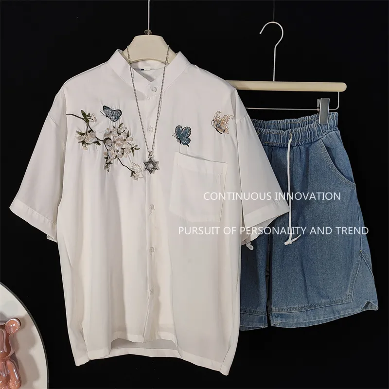 Men's 3 Piece Set Chinese Styl - đánh giá và giá Embroidery Outfit