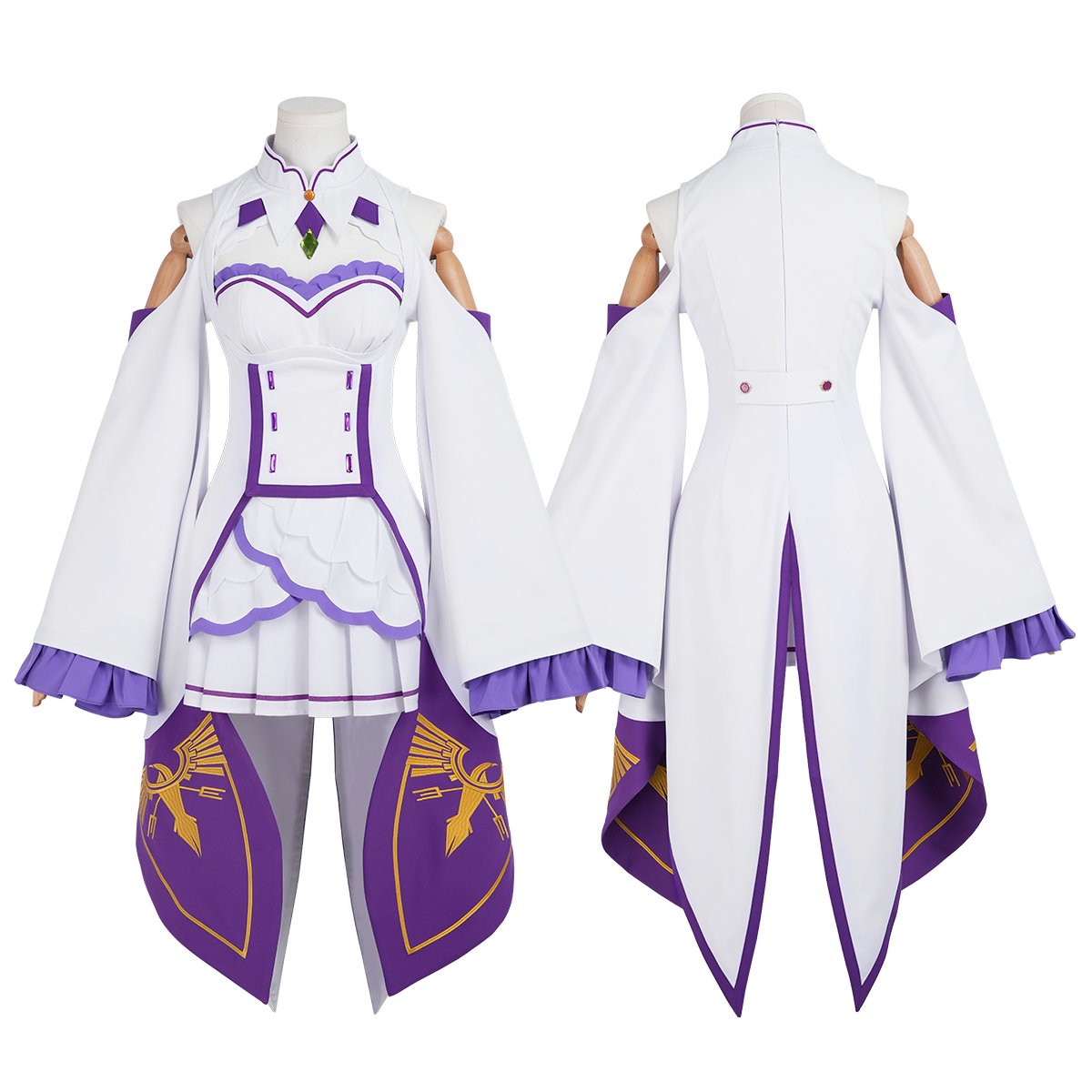 HOLOUN Zero Anime Emilia Cospl - đánh giá và giá Embroidery Skirt