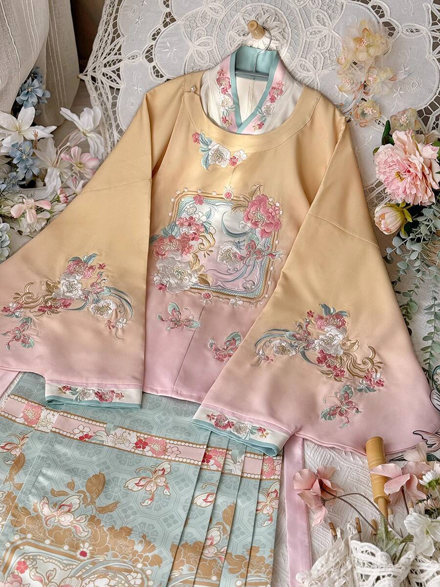 New Hanfu Women Ming System Ro - đánh giá và giá Embroidery Skirt