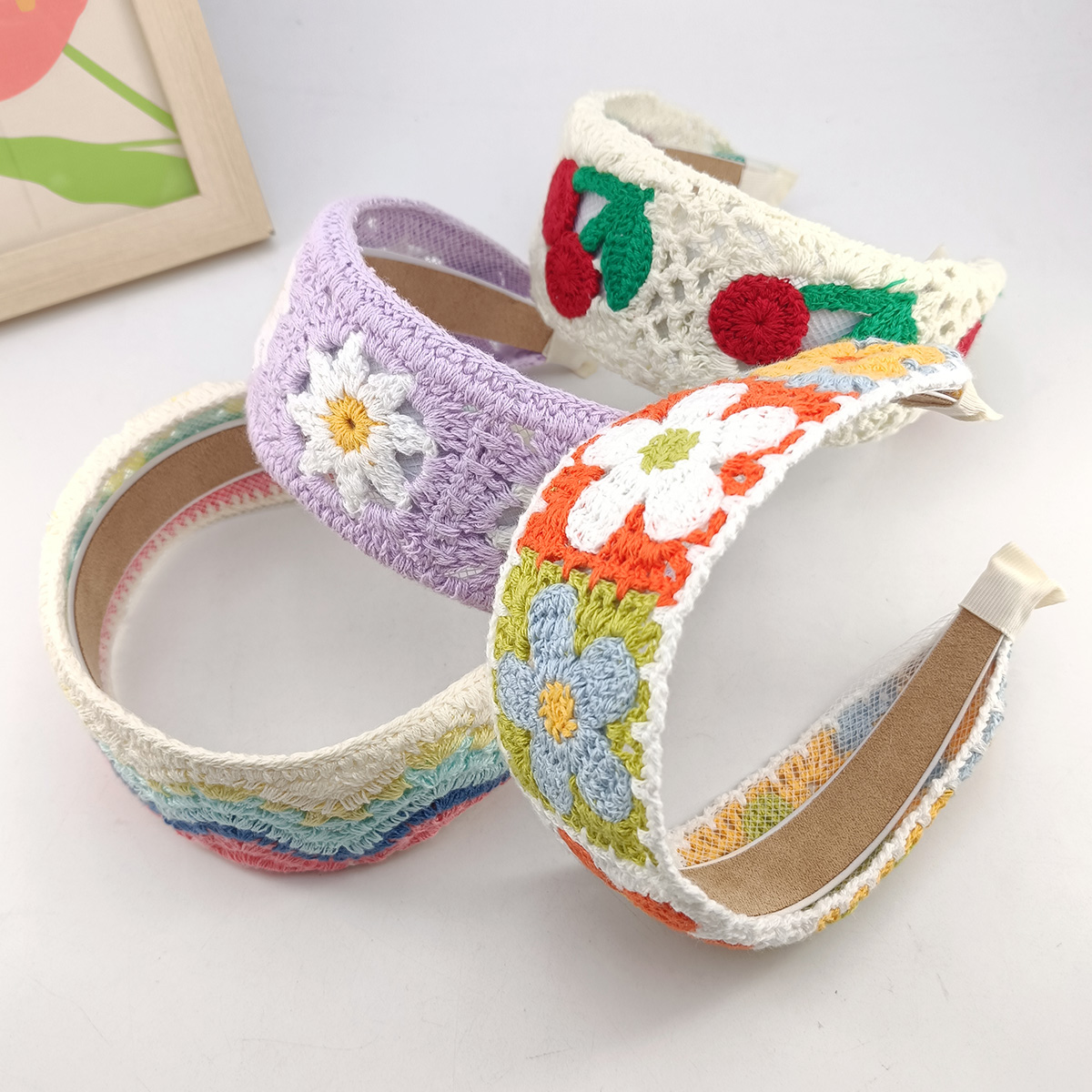 Sweet Flower Embroidery Girl H - đánh giá và giá Embroidery Hoop Plastic