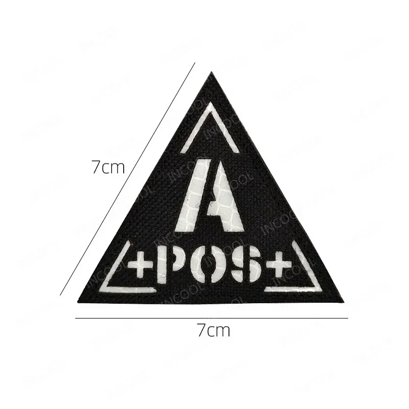 Blood Type Reflective Patches  - đánh giá và giá Embroidery Fonts