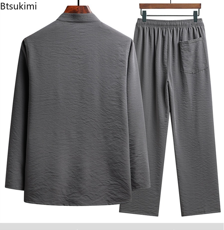 Chinese Style Set Men's Spring - đánh giá và giá Embroidery Uniform