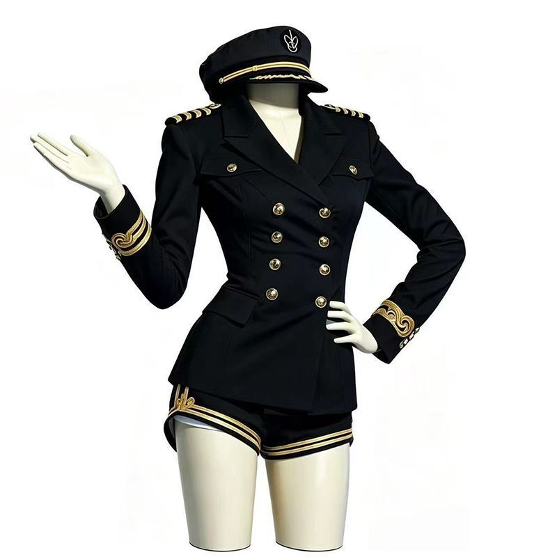 Women Black White Sailor Capta - đánh giá và giá Embroidery Outfit
